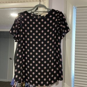 Loft black short sleeved top
